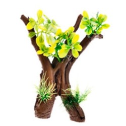 RAIZ C/PLANTAS #1 15X10X14CM