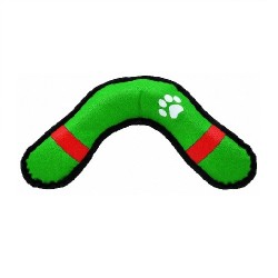BOOMERANG DE LONA PARA PERRO VERDE