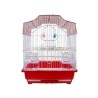 JAULA AVES COLONIAL 30X23X39CM ROJO