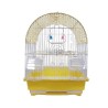 JAULA AVES CURVA 30X23X39CM AMARILLA