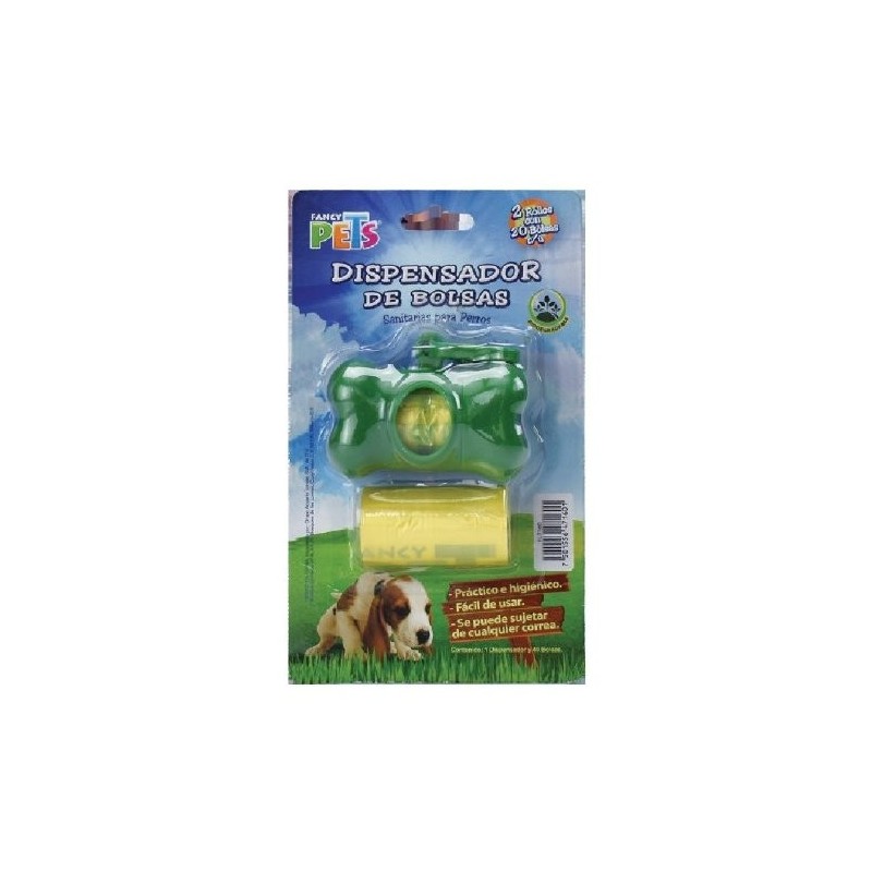DISPENSADOR C/30  BOLSAS EN FORMA DE HUESO