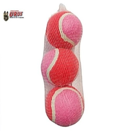 PELOTA DE TENIS URUS ROSA 3" SUPER REBOTE