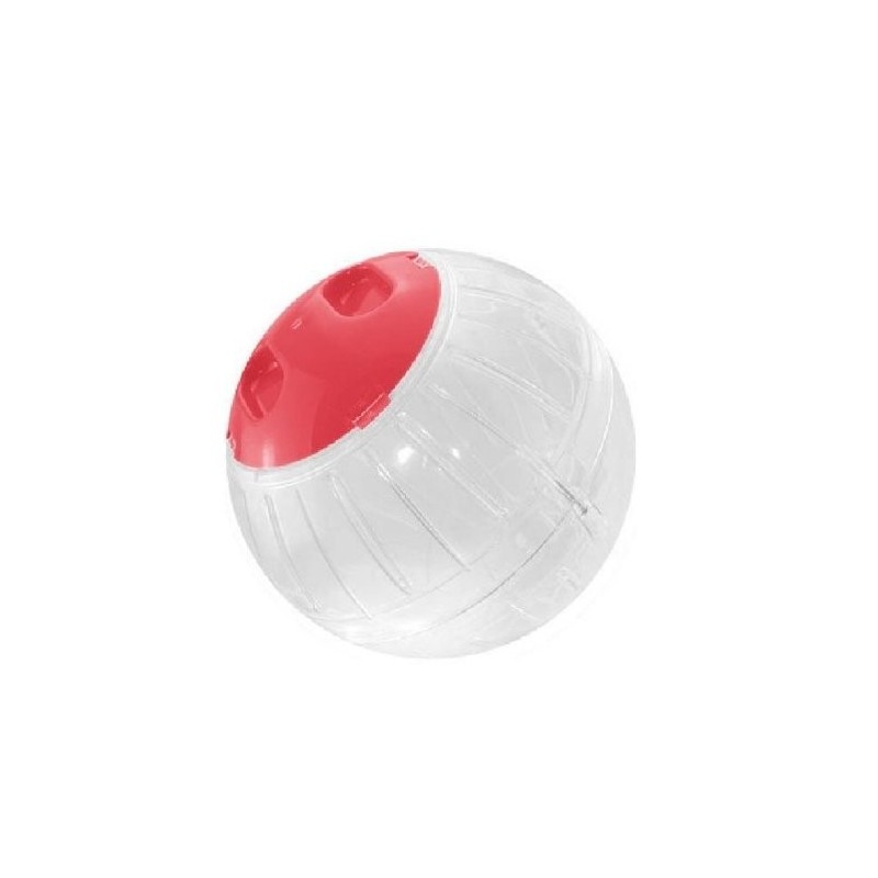 ESFERA EJERCI PARA HAMSTER18CM 7.08  ROJO