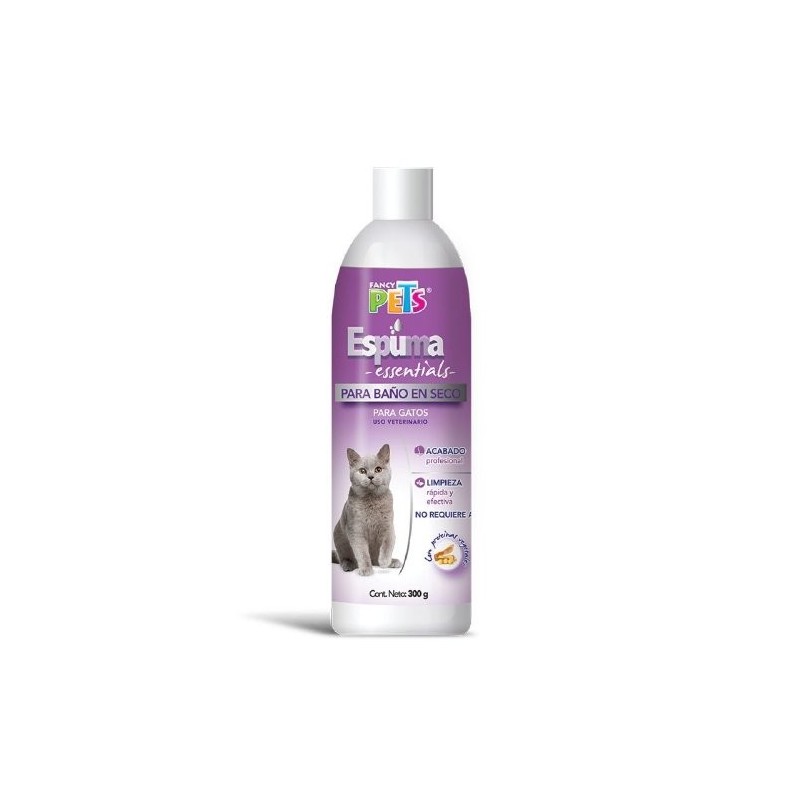 ESPUMA P/BAÑO EN SECO GATOS 300GRS