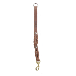 MANIQUERA PIEL 2X45CM C/BAND. BRONCE GDE PIEL