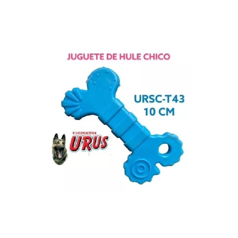 HUESO PLANO DE HULE DELGADO URUS 10CM