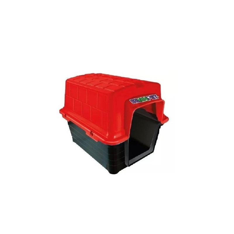 SEVENPET CASA MASCOTA 60X47X45CM ROJA