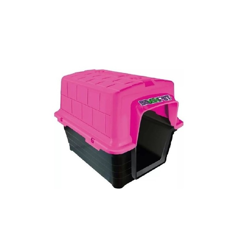 SEVENPET CASA MASCOTA 60X47X45CM ROSA