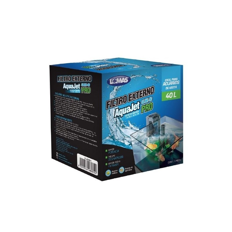 FILTRO CASCADA AQUAJET SLIM PRO 40L.