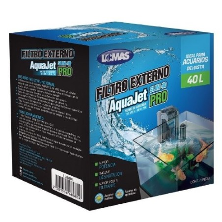 FILTRO CASCADA AQUAJET SLIM PRO 40L.