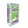 UBER BLUE/WHITE PAPER BEDDING 36L